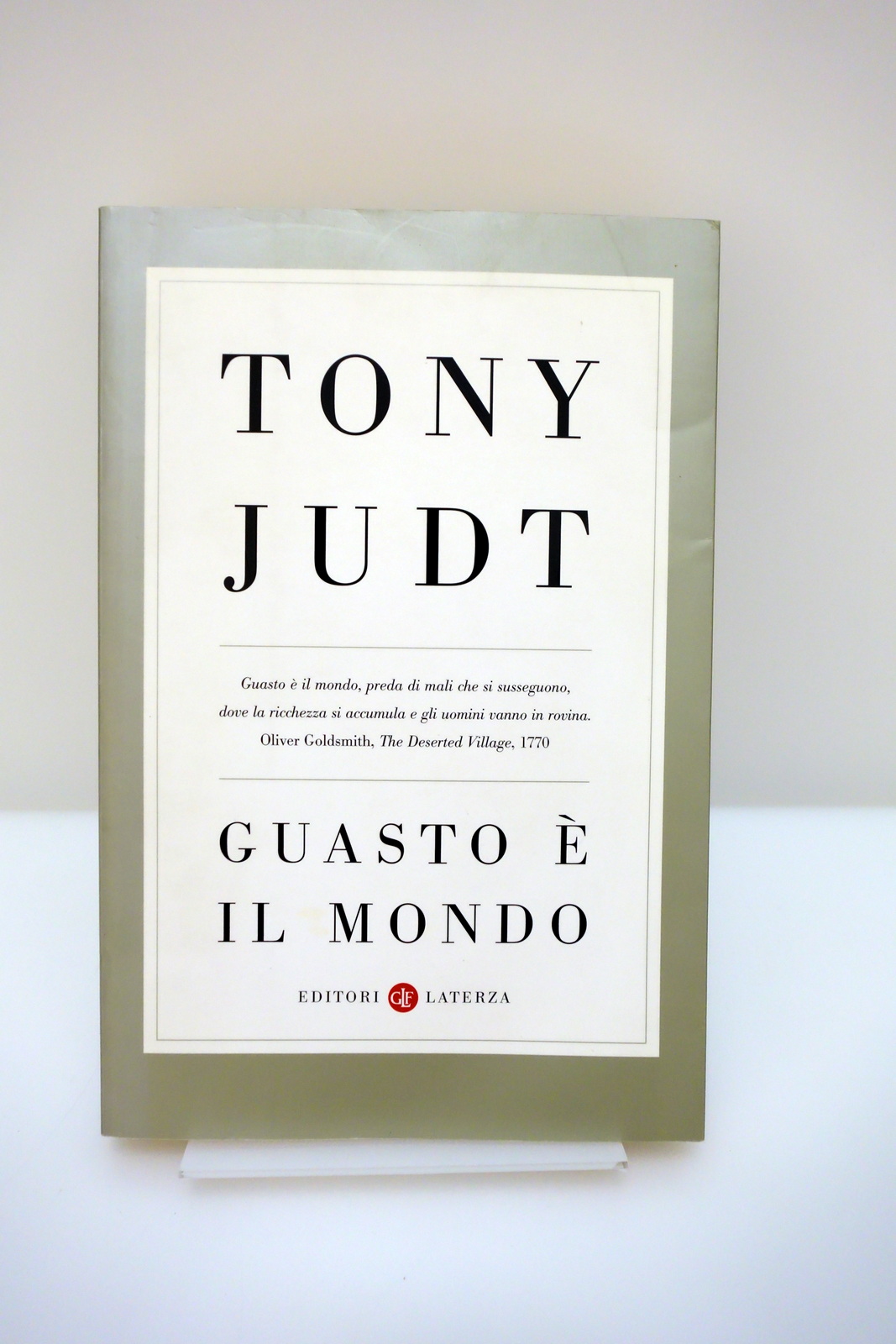 GUASTO E' IL MONDO JUDT LATERZA 2011
