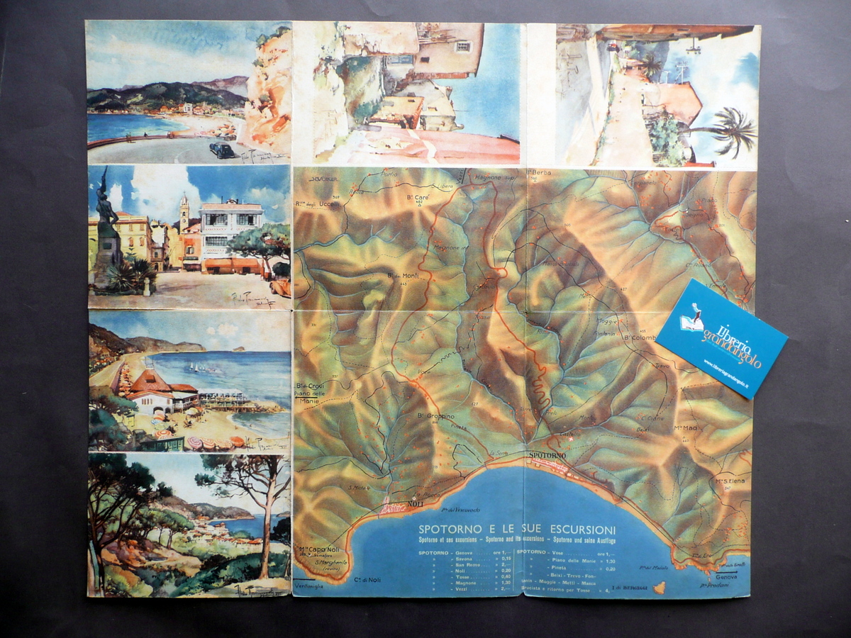 Guida di Spotorno Azienda Autonoma Soggiorno Carta 6 Cartoline Raimondi …