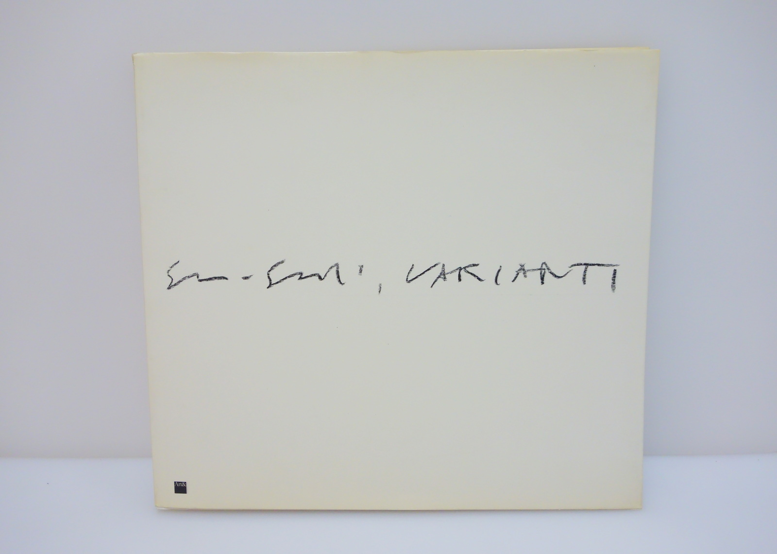 Guido Guidi Varianti Art& Pordenone 1995 Fotografia Rara Prima Edizione