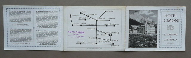 Hotel Cimone San Martino Di Castrozza Dolomiti Brossura Pubblicitaria Primo …