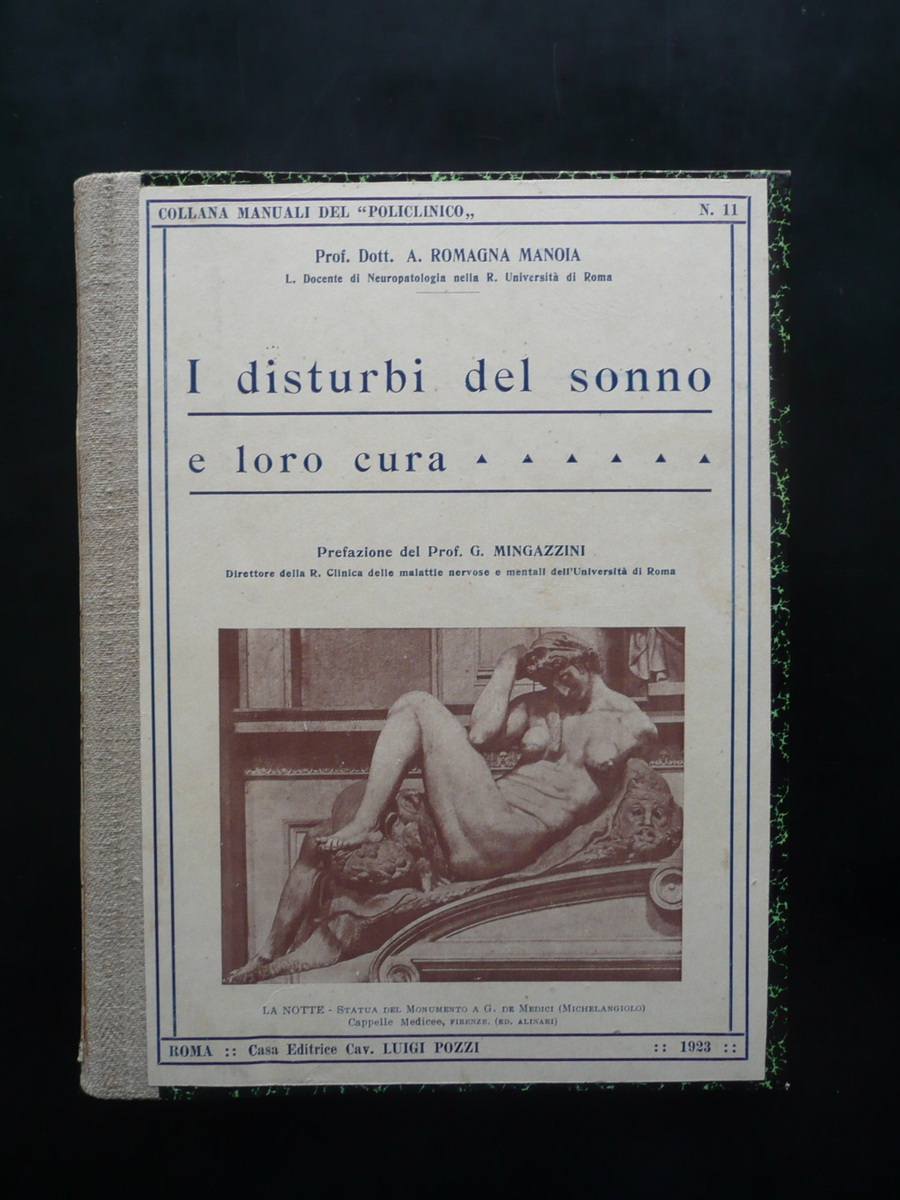 I Disturbi del Sonno e Loro Cura A. Romagna Manoia …