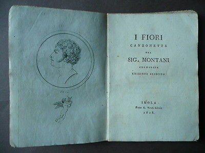 I Fiori Canzonette Poesie Montani Cremonese Venere Italica Canova Veroli …
