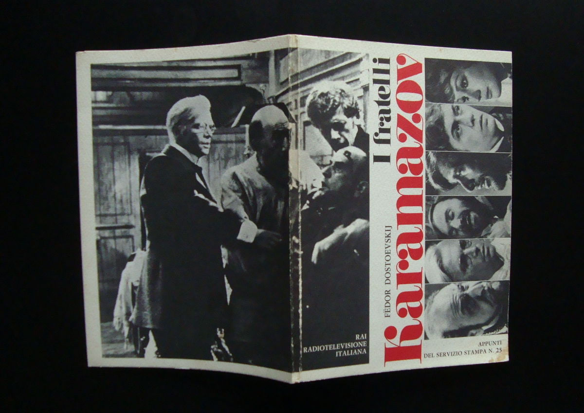 I fratelli Karamazov Dostoevskij Radiotelevisione 1965 Pani Massari Ungaretti