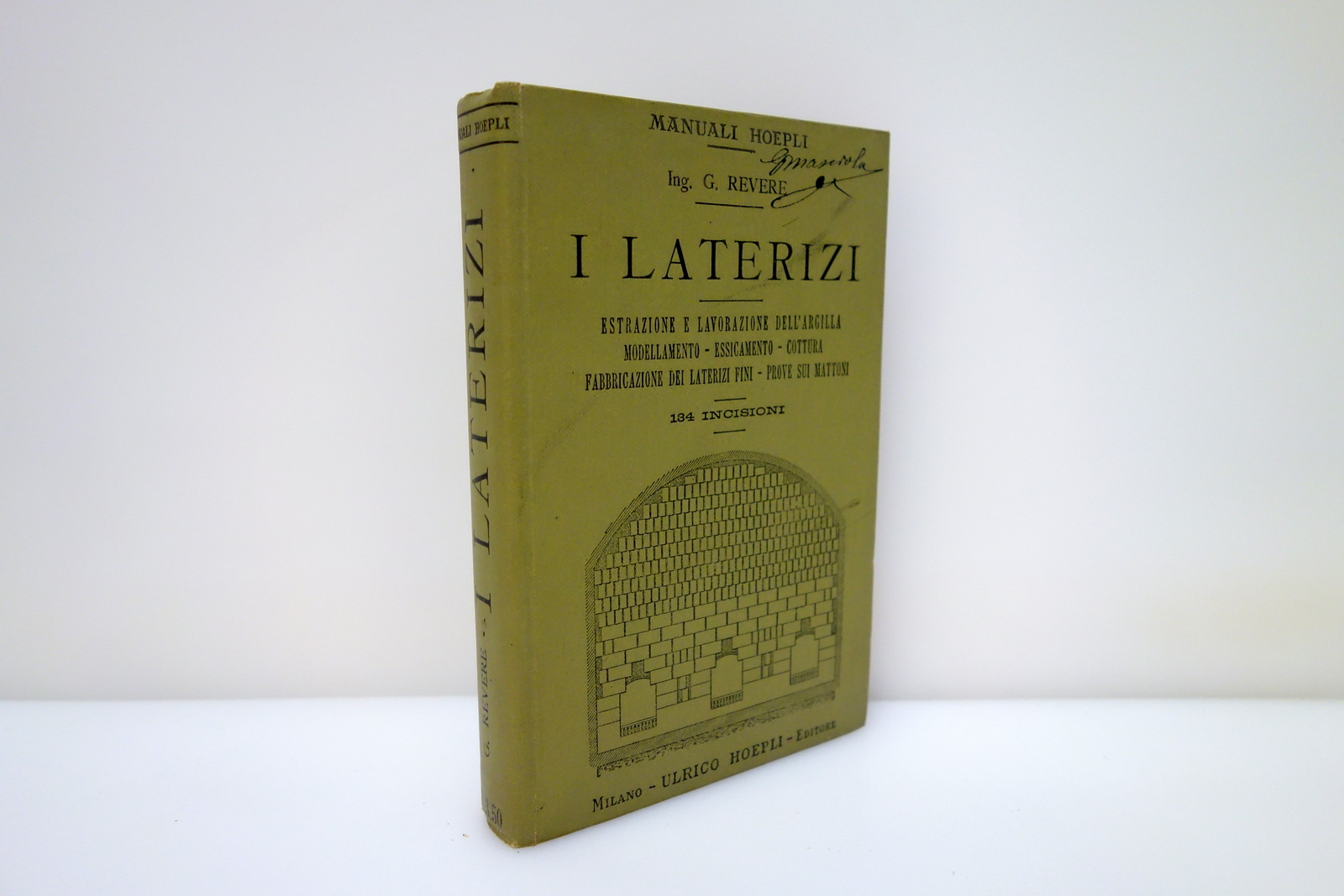 I Laterizi Giulio Revere Hoepli Milano 1907 1° Edizione