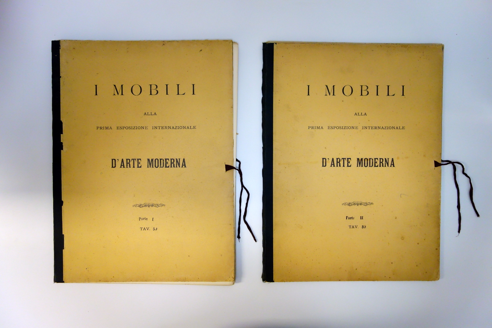 I Mobili alla Prima Esposizione Internazionale d'Arte Moderna 80 Tavole …
