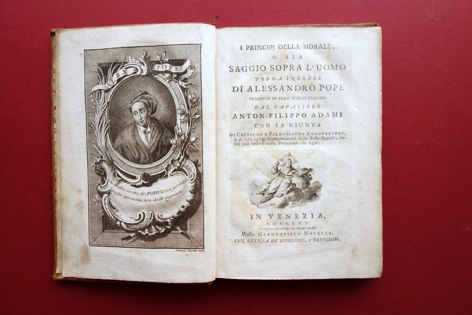 I Principi della Morale o sia Saggio Sopra l'Uomo Alexander …