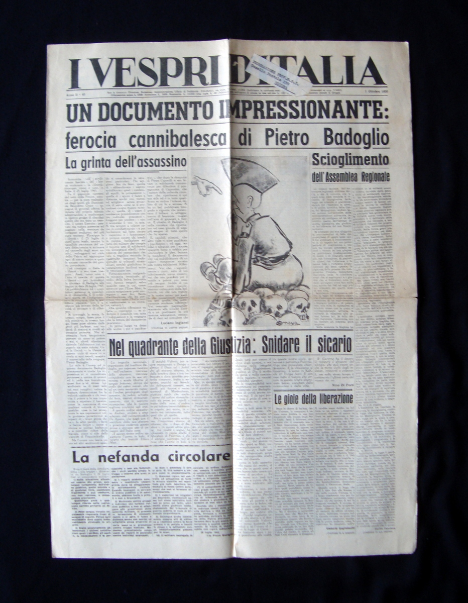 I Vespri d'Italia 1 ottobre 1950 n 40 Pietro Badoglio …