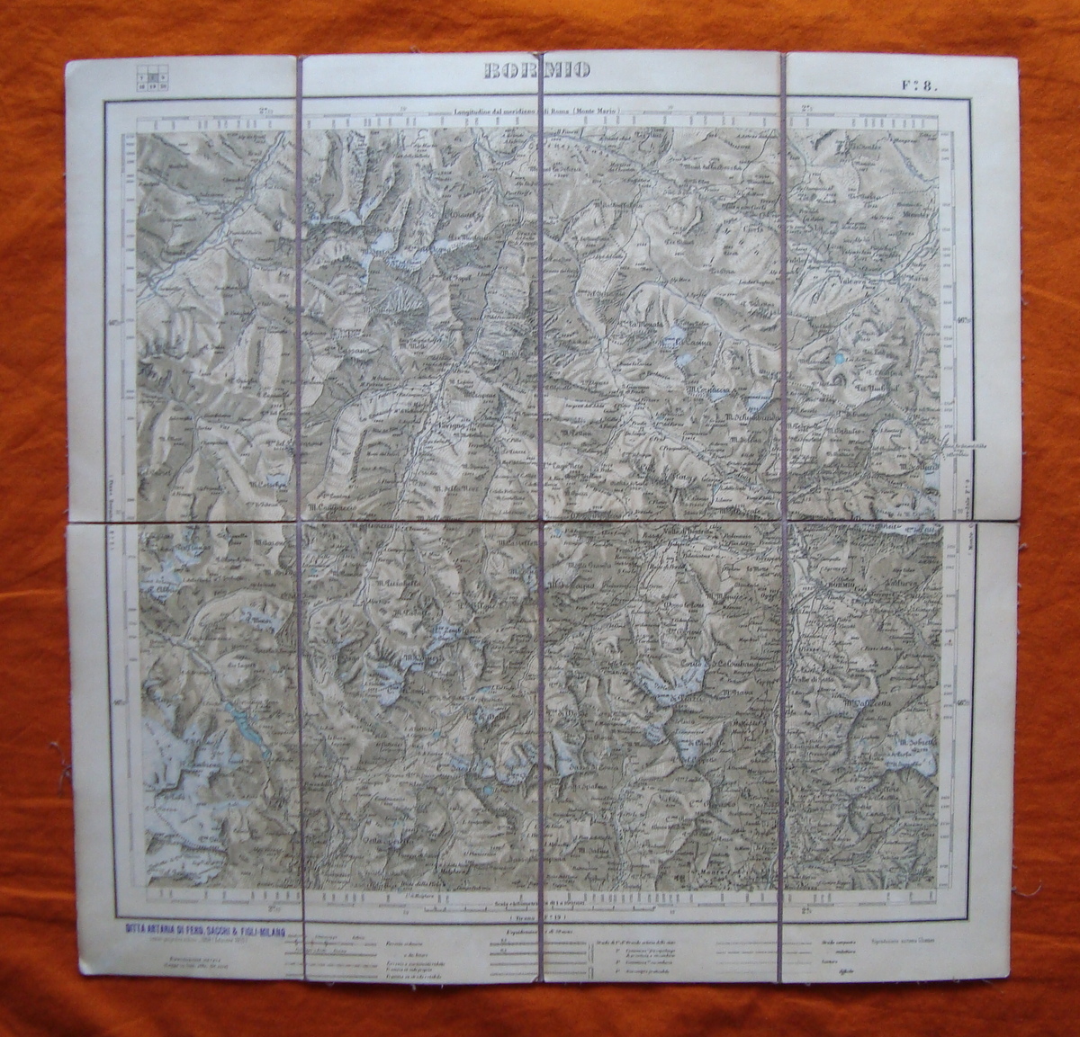 IGM BORMIO GUIDE VIAGGIO GUIDE ALPINE F 8 1910 ED …