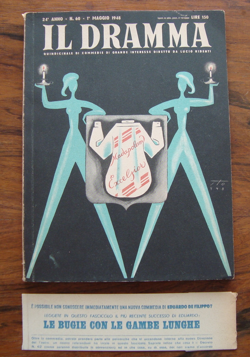 Il Dramma quindicinale di Commedie 1948 n 60 Lucio Ridenti …