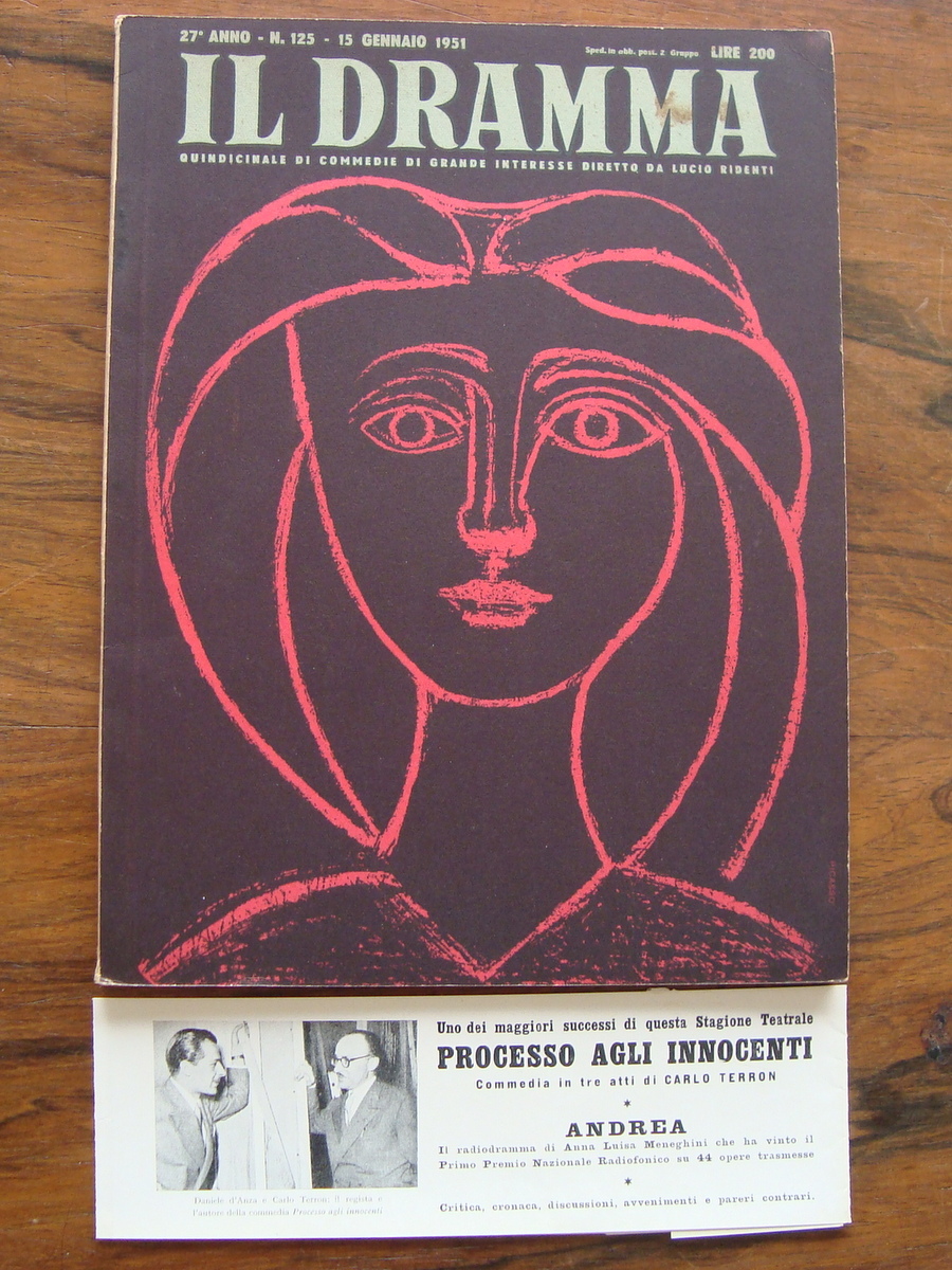 Il Dramma quindicinale di Commedie 1951 n 125 Lucio Ridenti …