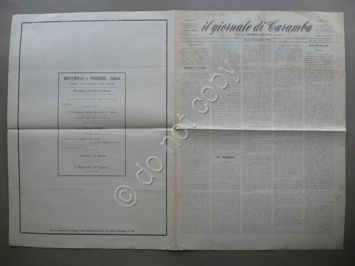 Il Giornale di Caramba Boutet Rivista Anno I N.2 16 …