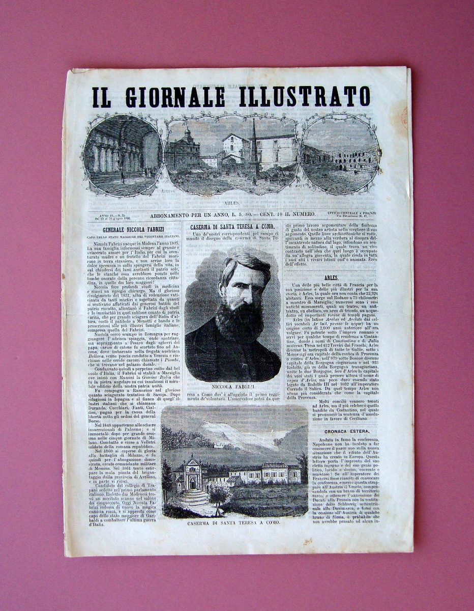 Il Giornale Illustrato Anno III N.25 1866 Santa Maria Novella …