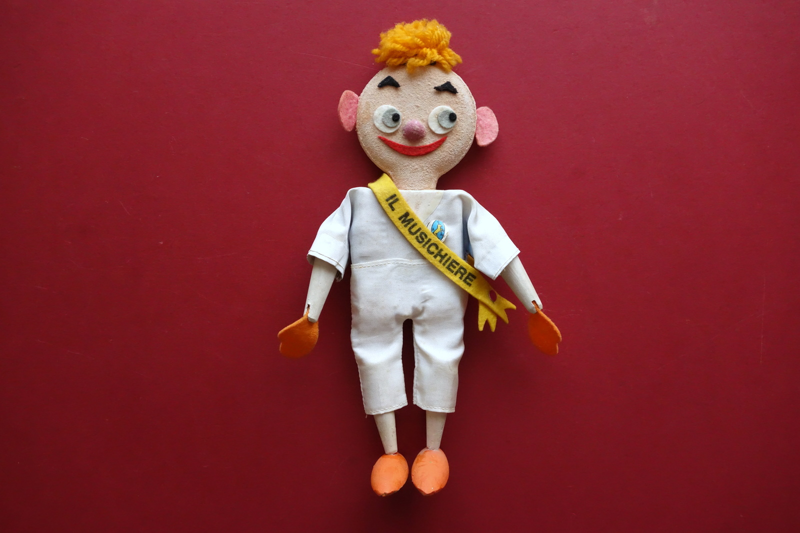 Il Musichiere Mascotte Pupazzo Originale d'Epoca Anni '50 Cm 24 …