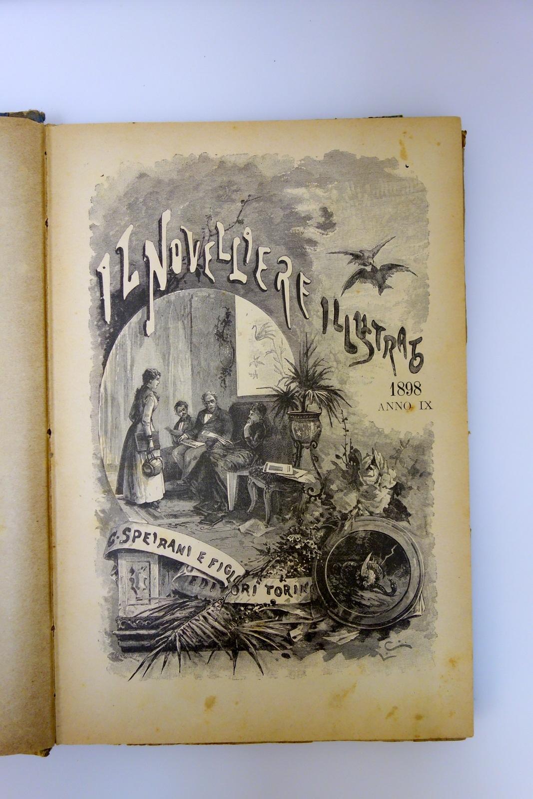 Il Novelliere Illustrato Anno IX 1898 Speirani Torino 52 Numeri …