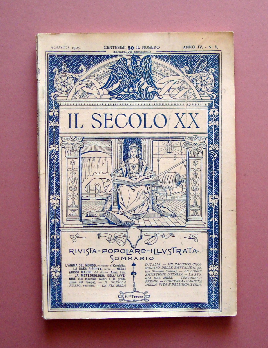 Il Secolo XX Anno IV N 8 Agosto 1905 La …