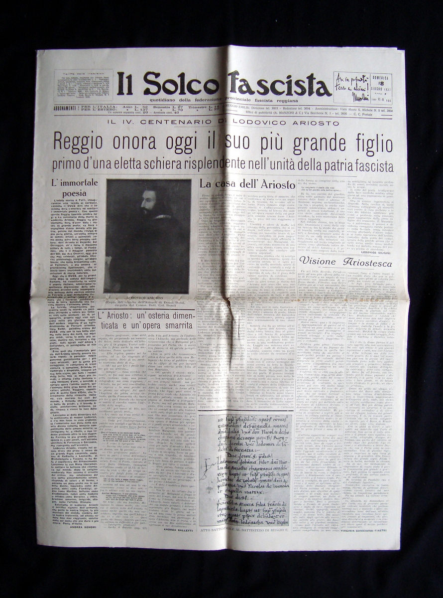 Il Solco Fascista Anno VI n 144 13 18 Giugno …