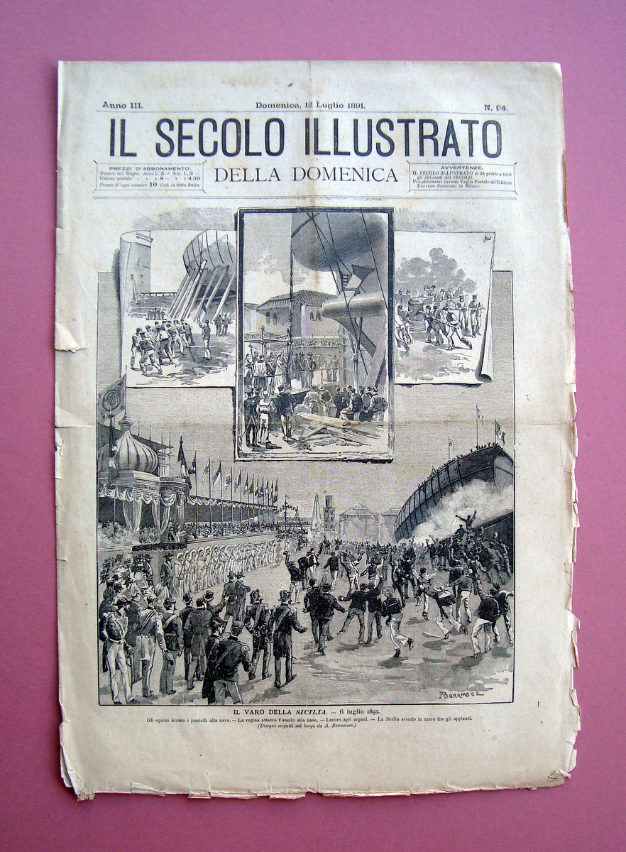 Il,Viaggiatore Jardin Silvia Varo della Sicilia Il Secolo Illustrato 1891