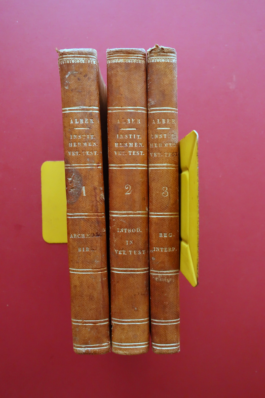 Institutiones Hermeneuticae Scripturae Sacrae Veteris Terstamenti Alber 1827