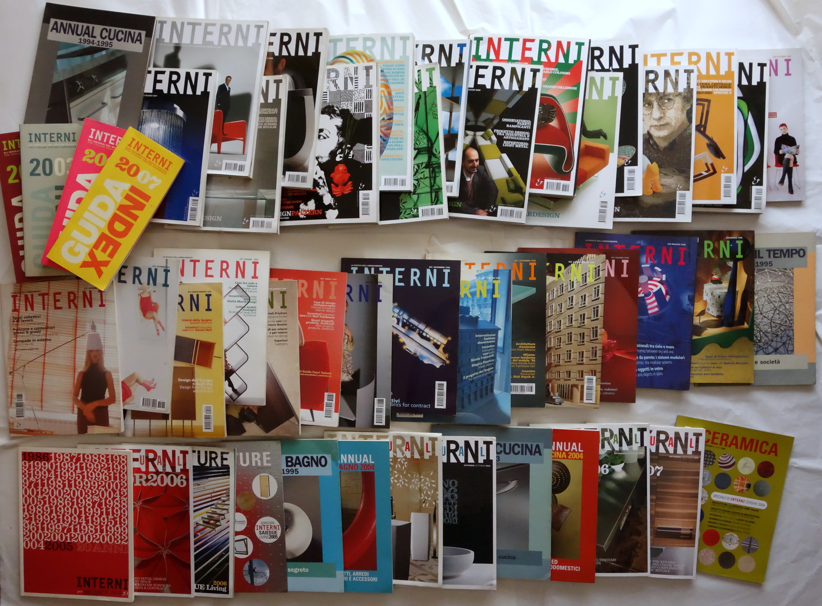 Interni Rivista Arredamento Lotto 49 Numeri Supplementi 1996-2007 Architettura
