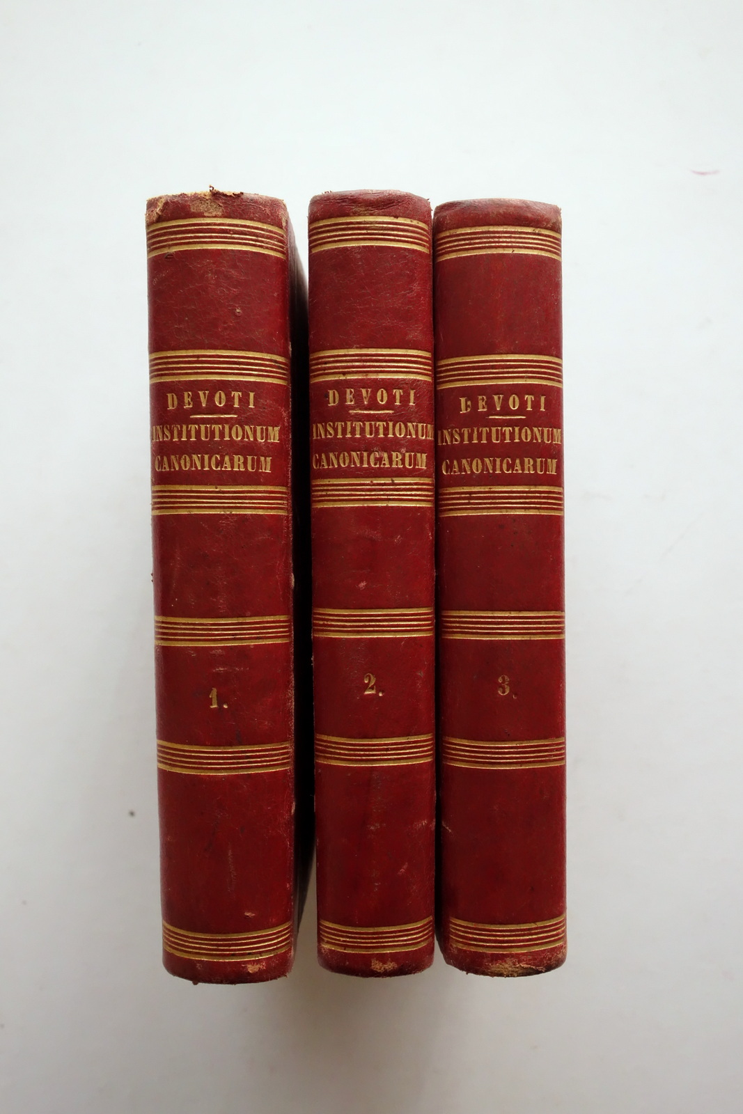Ioannis Devoti Institutionum Canonicarum Libri IV Simoniana Napoli 1852 4 …