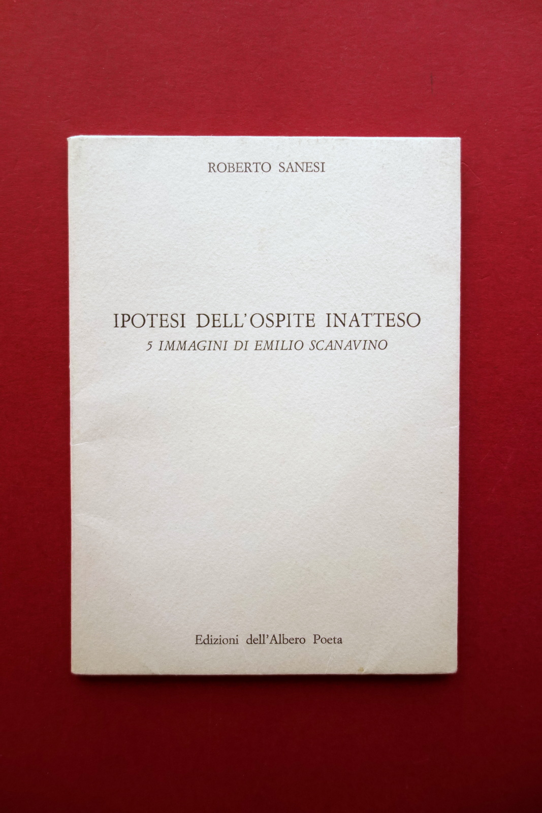 Ipotesi dell'Ospite Inatteso 5 Immagini di Emilio Scanavino R. Sanesi …