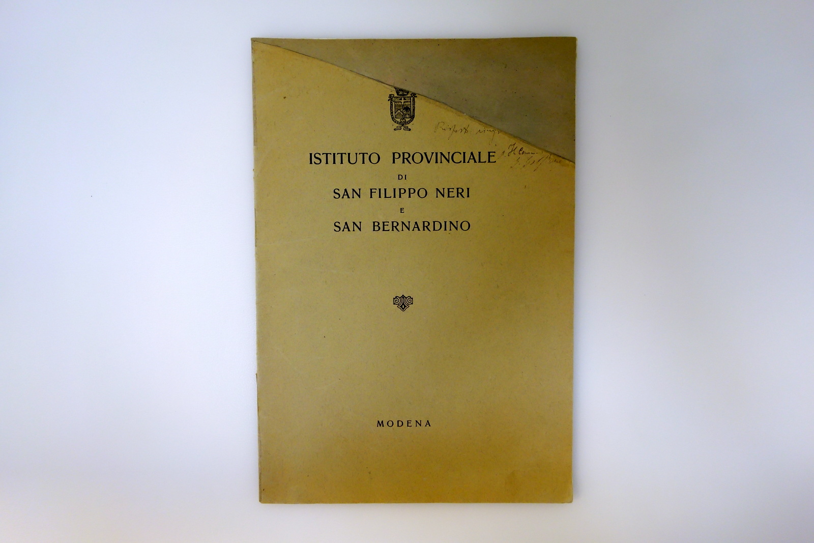 Istituto Provinciale di San Filippo Neri e San Bernardino Modena …
