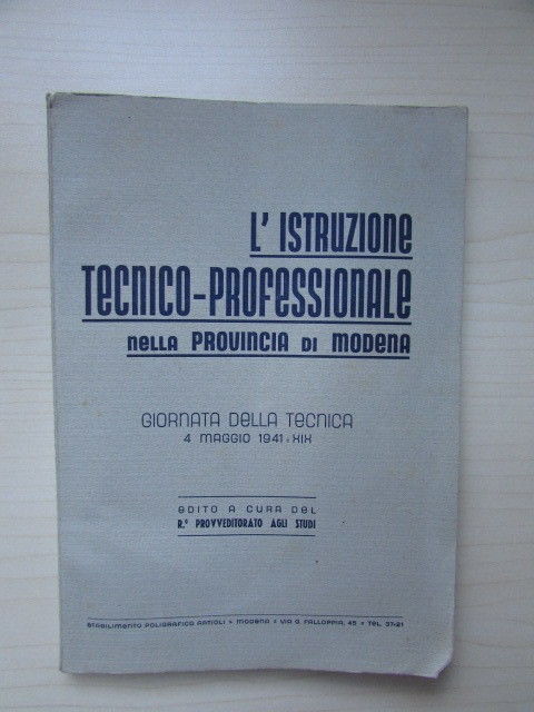 Istruzione Tecnico Professionale Modena Mirandola San Felice Pavullo Vignola