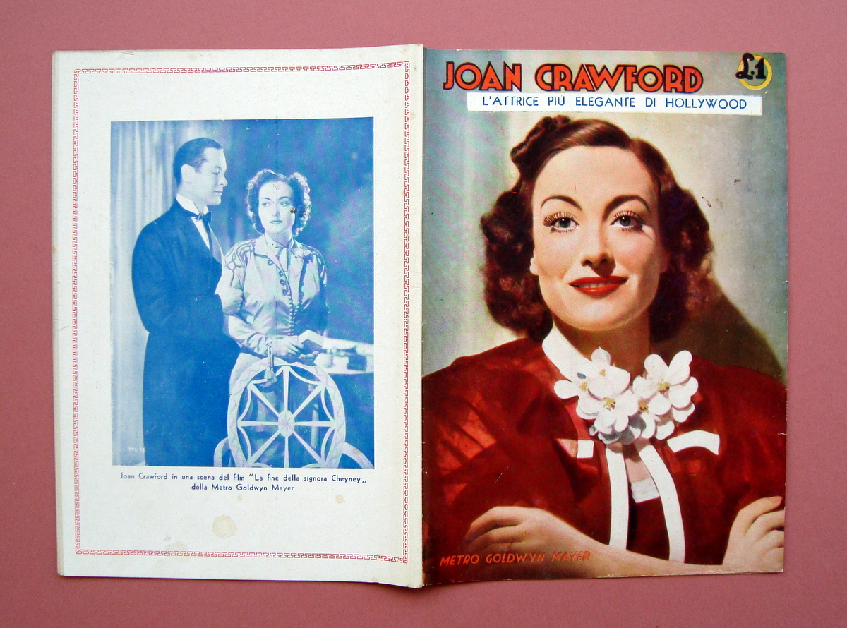 Joan Crawford L'attrice pi˘ elegante di Hollywood Ed Taurinia 1938 …