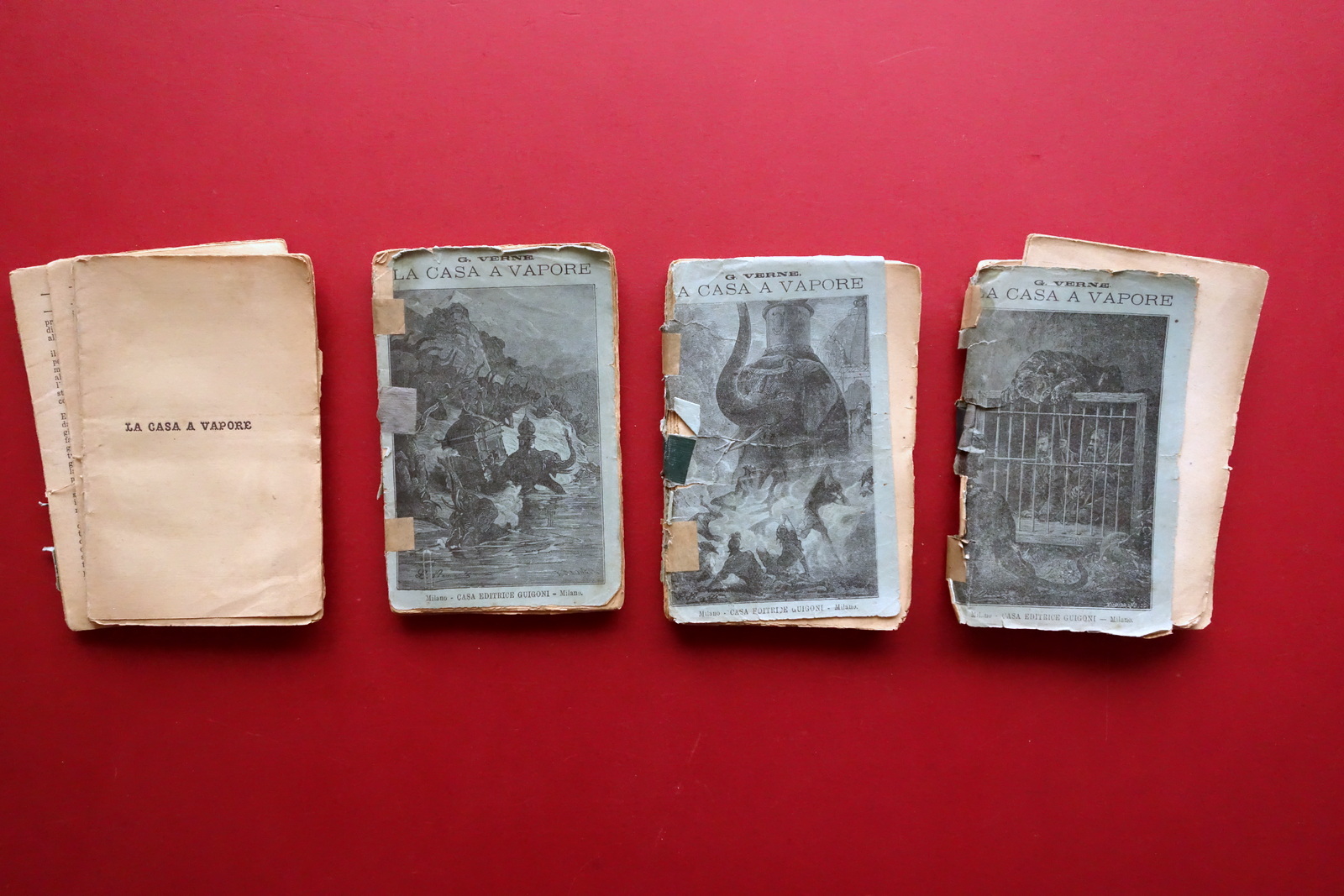 Jules Verne La Casa a Vapore Guigoni Milano 1886 4 …