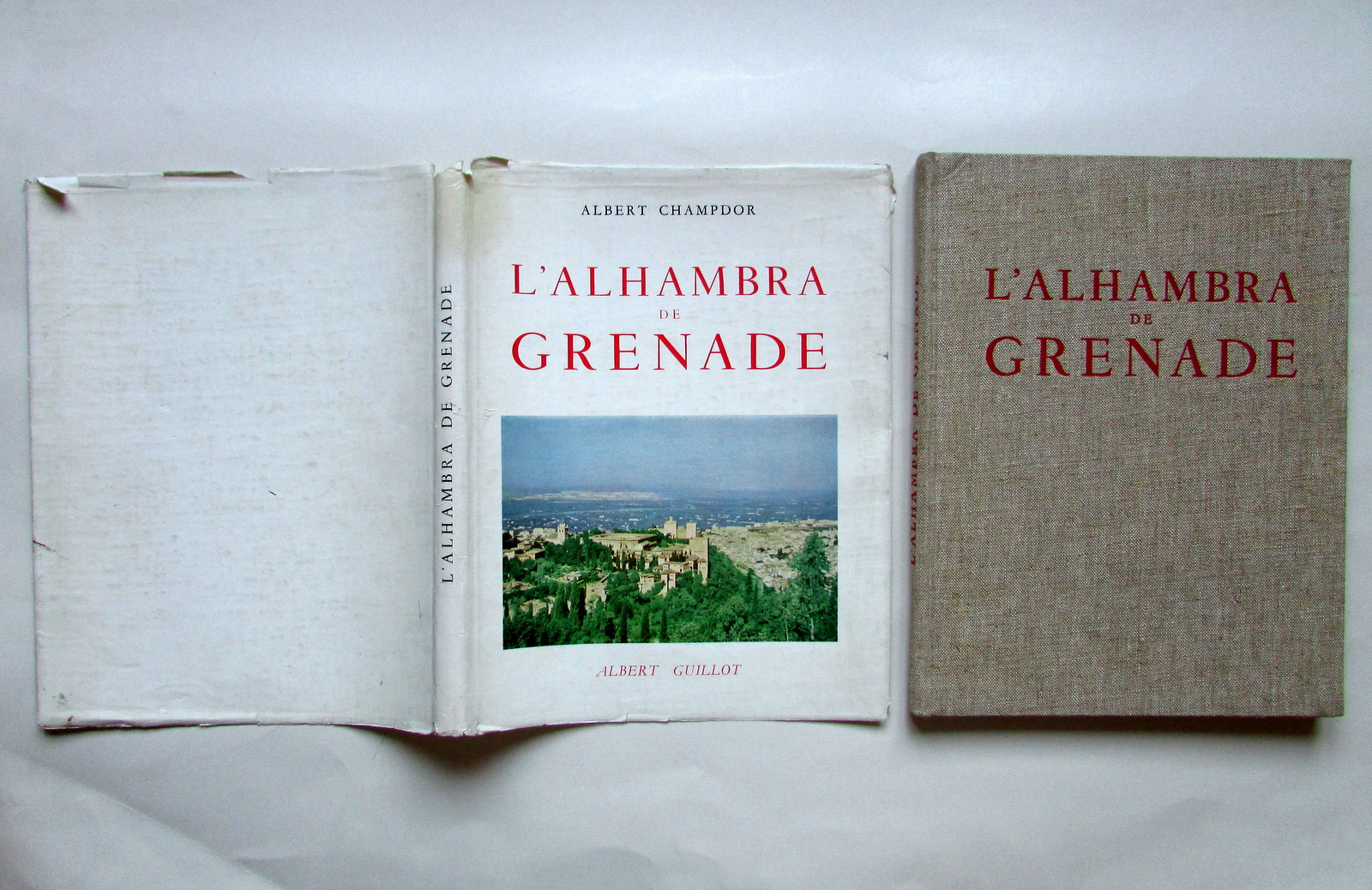 L'Alhambra de Grenade Albert Champdor A. Guillot Paris 1952 Archeologia