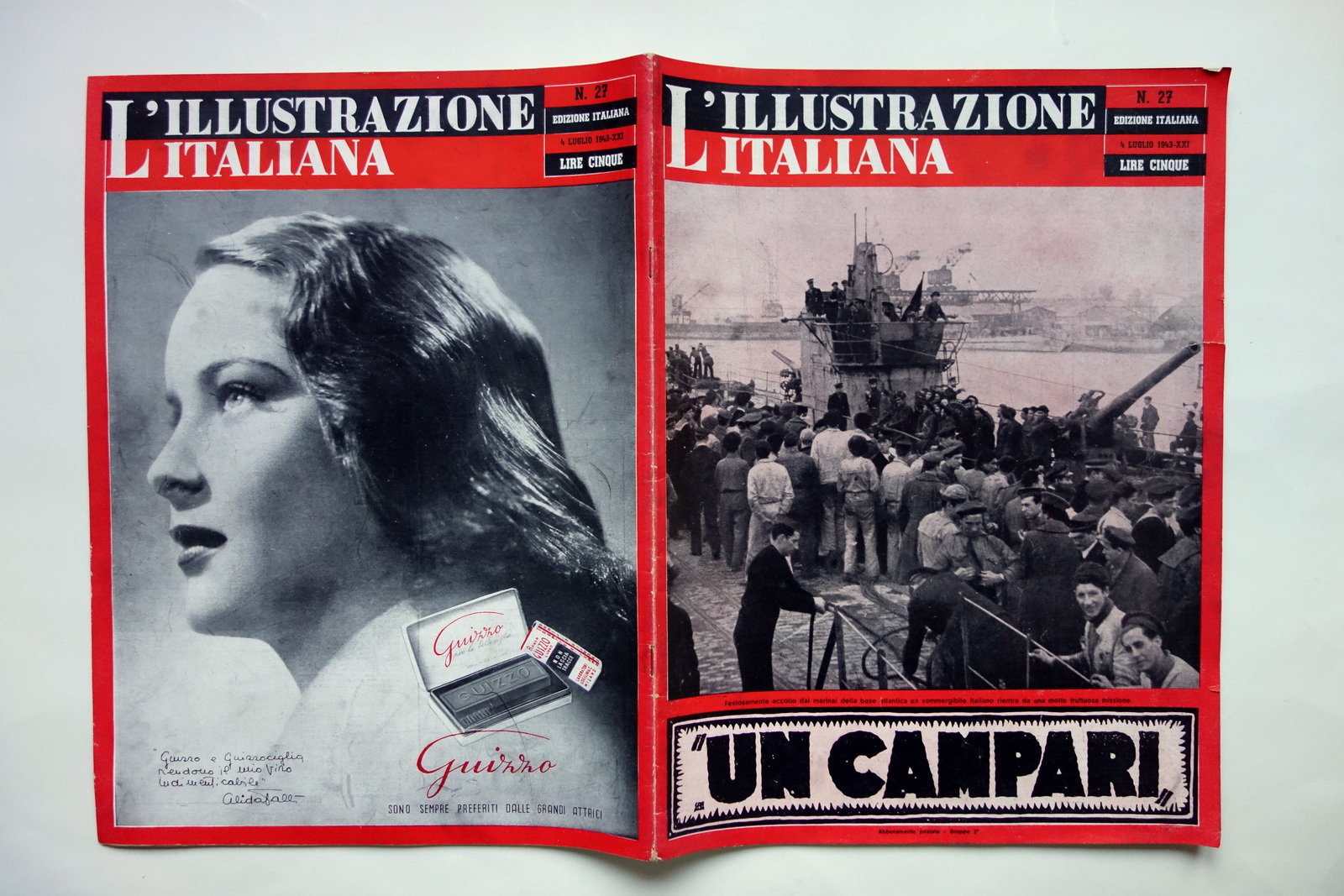 L'Illustrazione Italiana 1943 Mostra d'Arte Aeronautica a Roma Futurismo Ambrosi