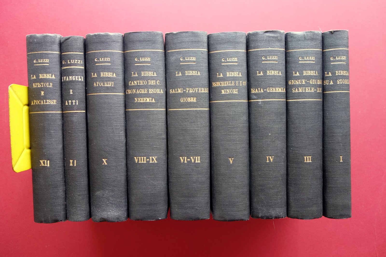 La Bibbia Antico Nuovo Testamento Luzzi Fides et Amor Firenze …