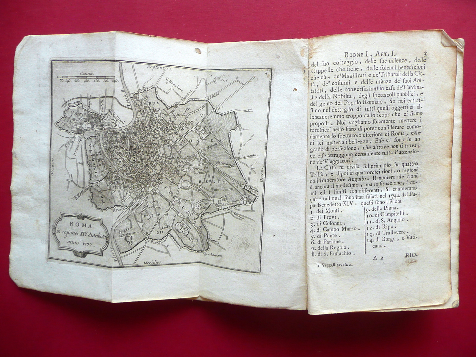 La Citt‡ di Roma Breve Descrizione Salomoni 1779 15 Piante …