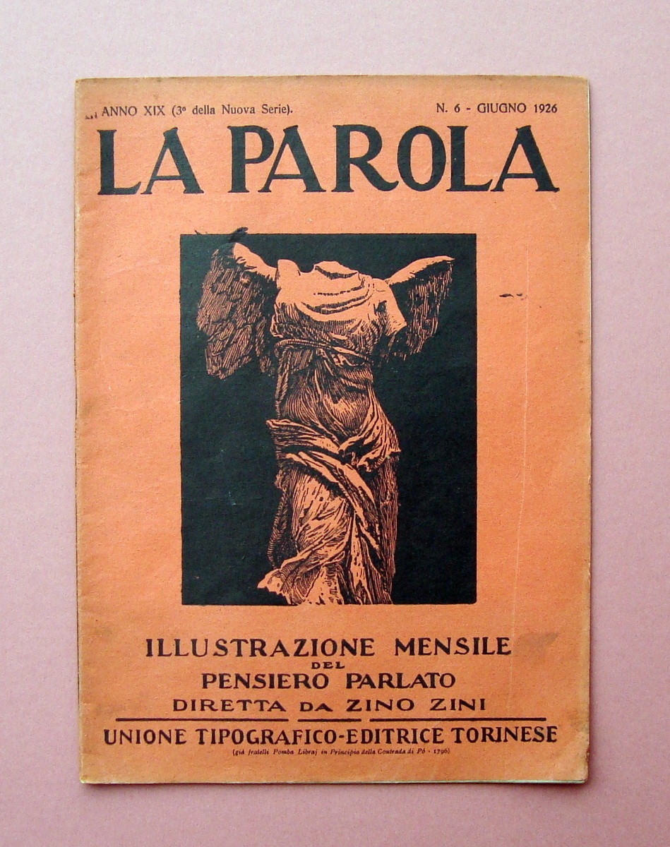La Parola mensile N.6 1926 Le Meraviglie del Monte Bego …