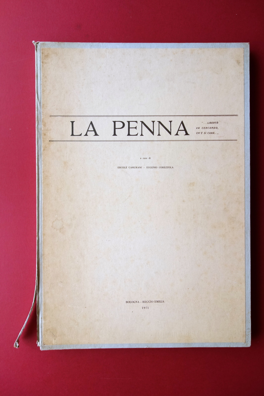 La Penna Ercole Camurani Eugenio Corezzola Bologna Reggio Emilia 1971 …