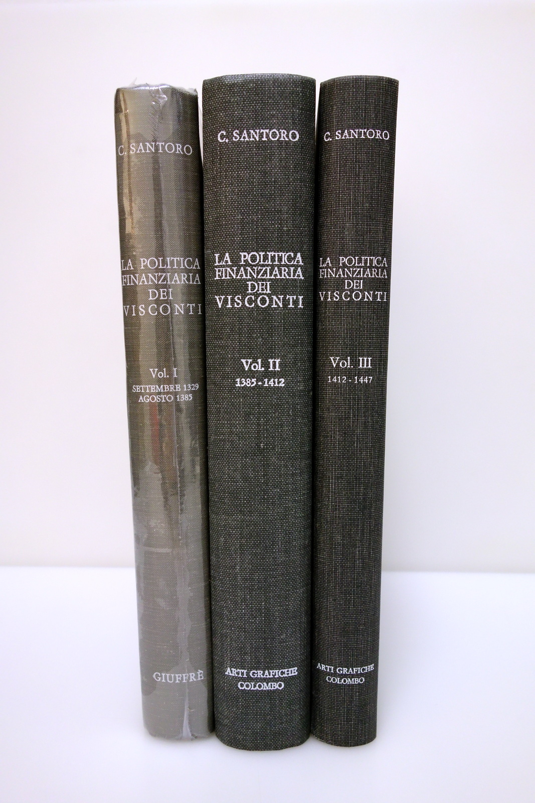 La Politica Finanziaria dei Visconti Caterina Santoro Colombo 1979 3 …