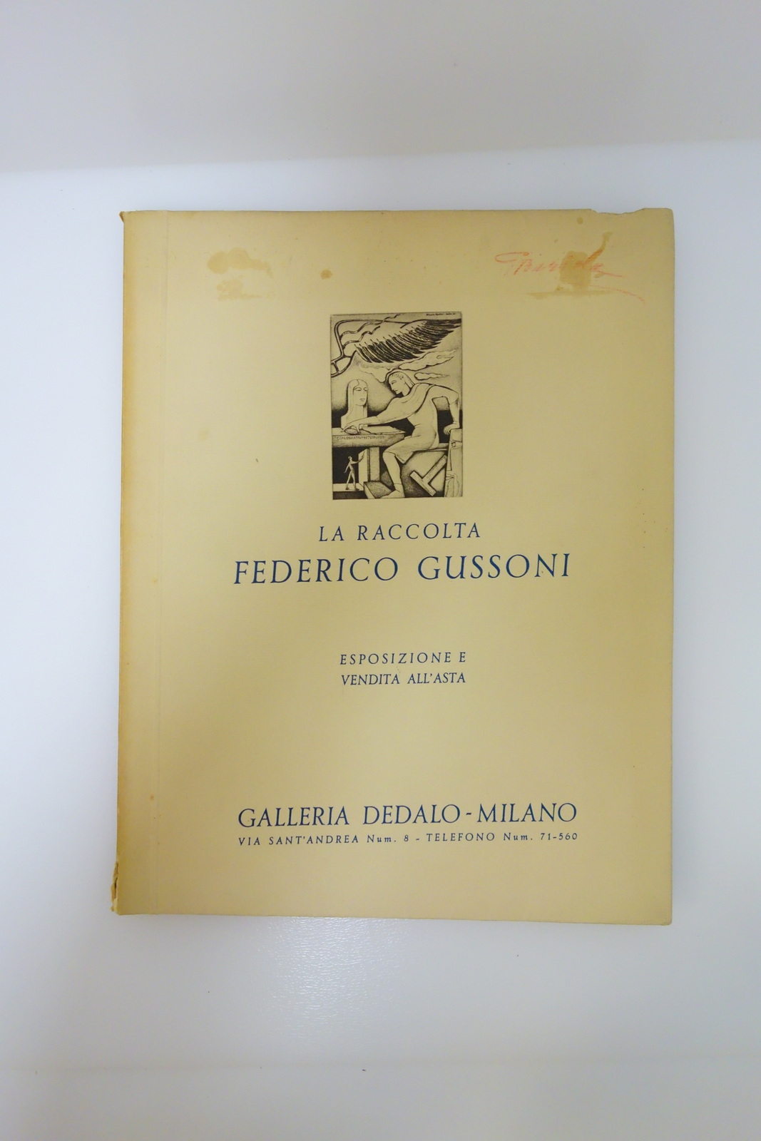 LA RACCOLTA FEDERICO GUSSONI ESPOSIZIONE E VENDITA ALL'ASTA 1934 GALLERIA …