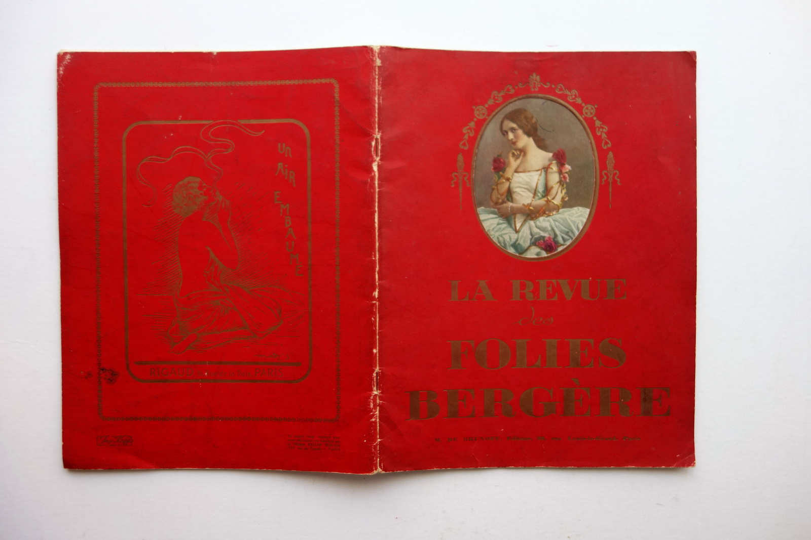 La Revue des Folies Bergere Paris 2 Pagine a Colori …