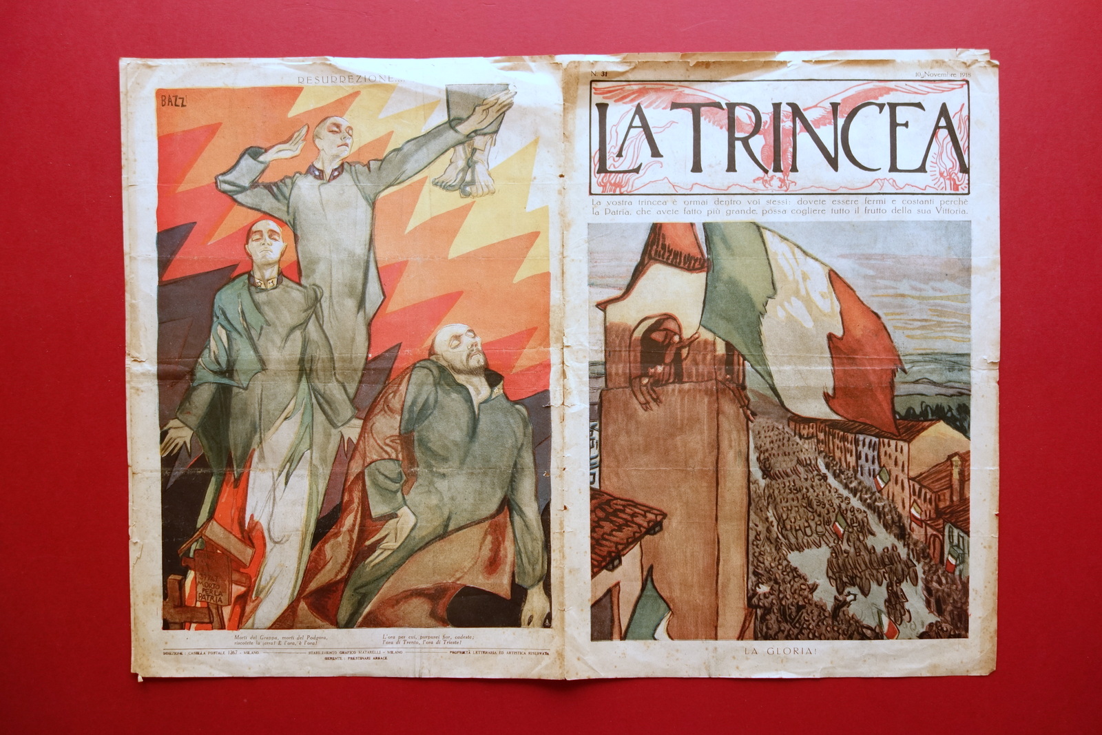 La Trincea Numero 31 10 Novembre 1918 WW1 Completo Illustrazioni …