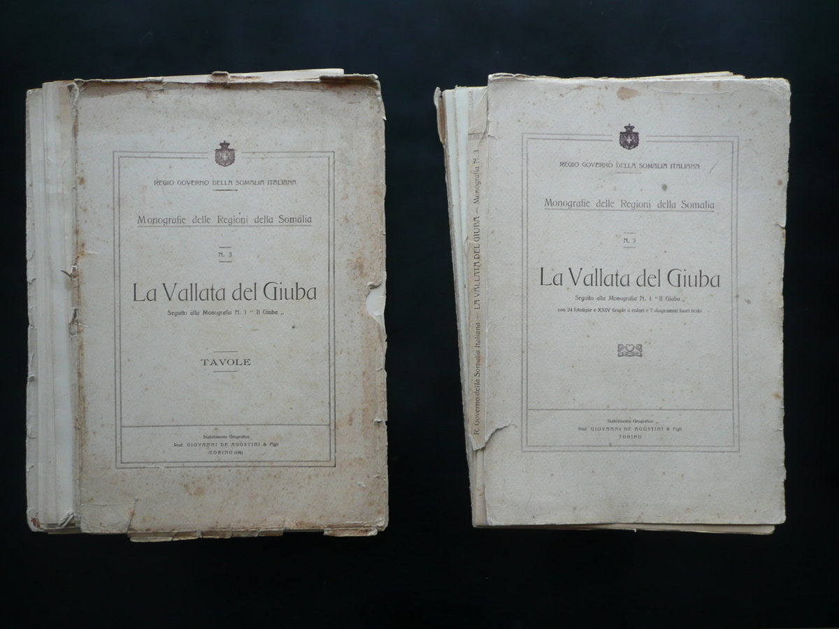 La Vallata del Giuba Somalia De Agostini Torino 1927 2 …
