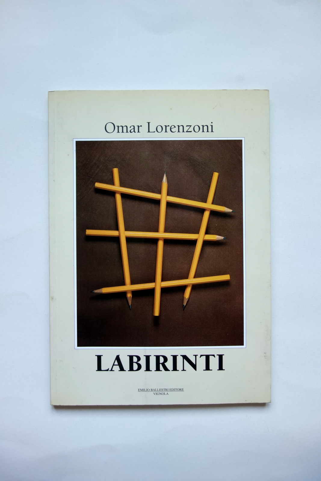 Labirinti Omar Lorenzoni Comune di Spilamberto 1996 Catalogo Arte Contemporanea