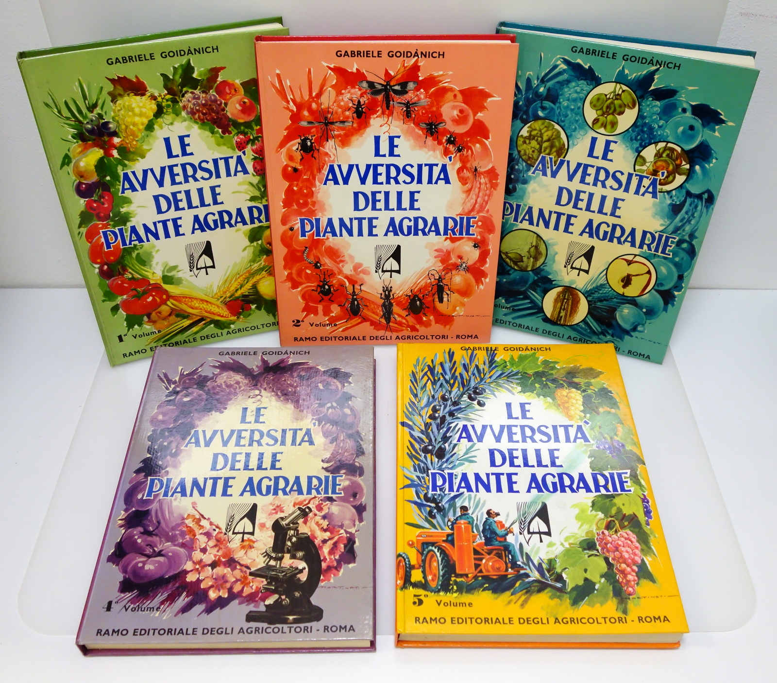 Le Avversità delle Piante Agrarie Goidanich REDA Roma 1959-65 5 …