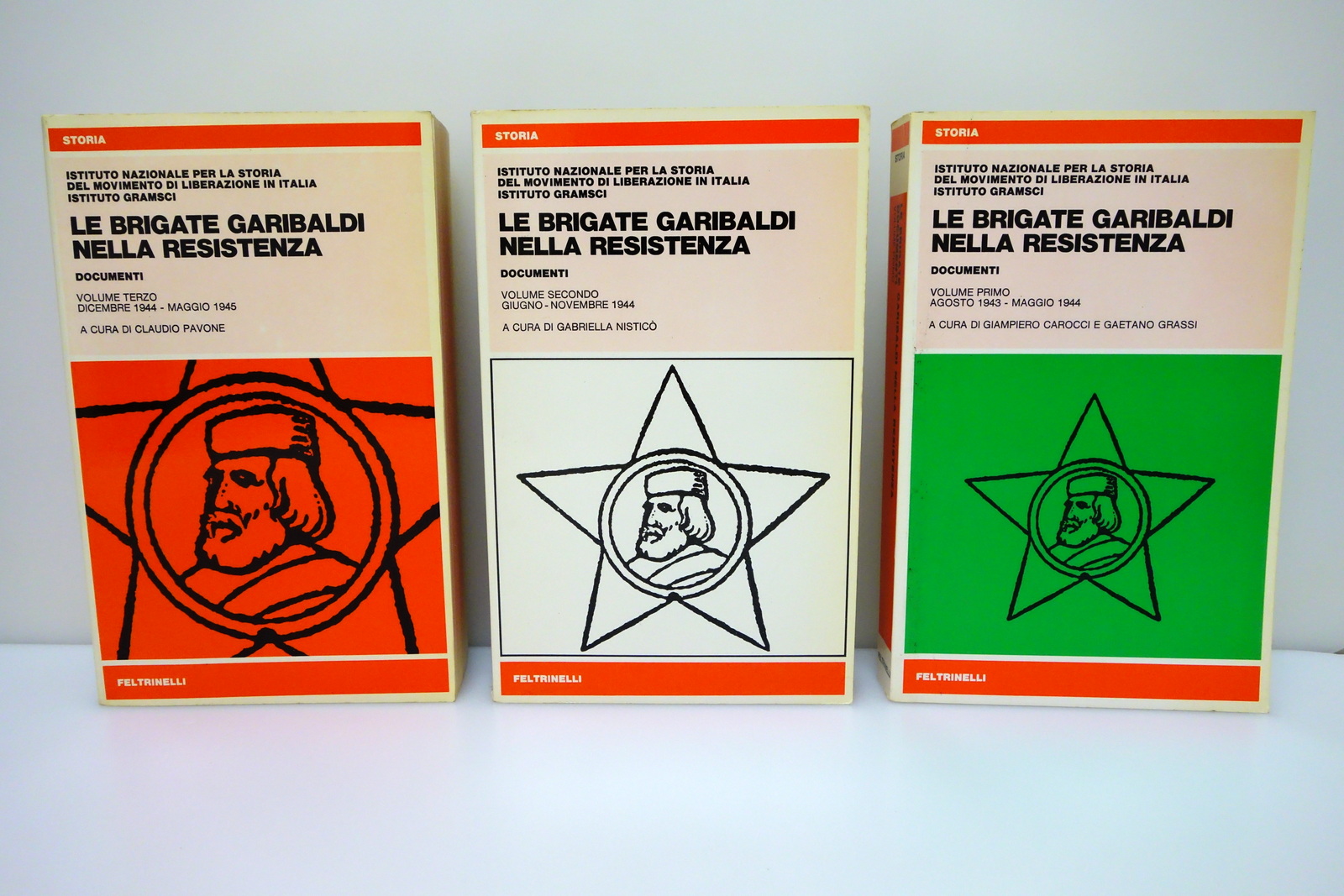 Le Brigate Garibaldi nella Resistenza Feltrinelli 3 Volumi Completo Molto …