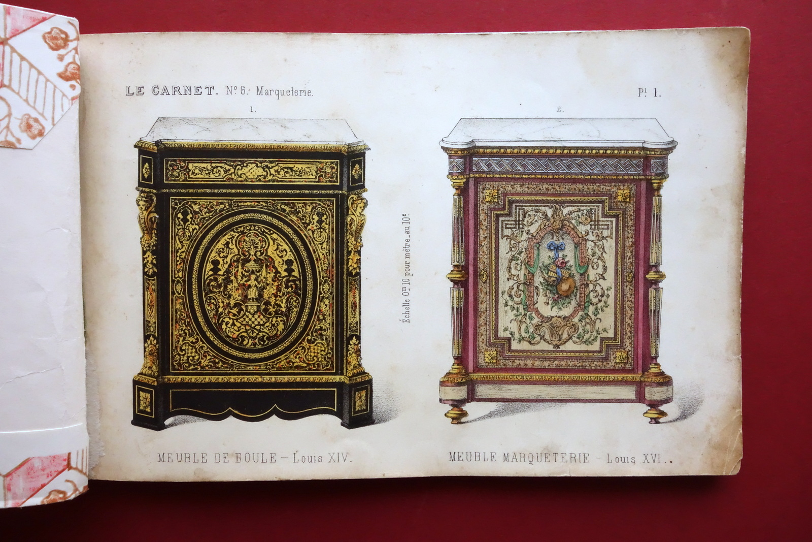 Le Carnet N. 6 Marqueterie Catalogo 24 Tavole Mobili Guilmard …