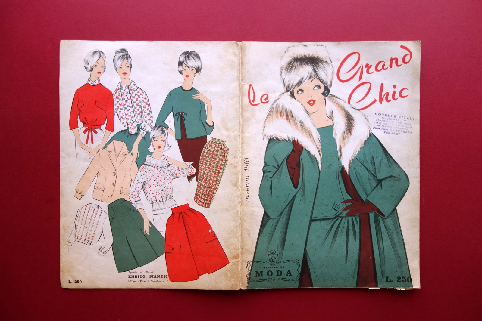 Le Grand Chic Rivista di Moda Inverno 1961 73 Modelli …