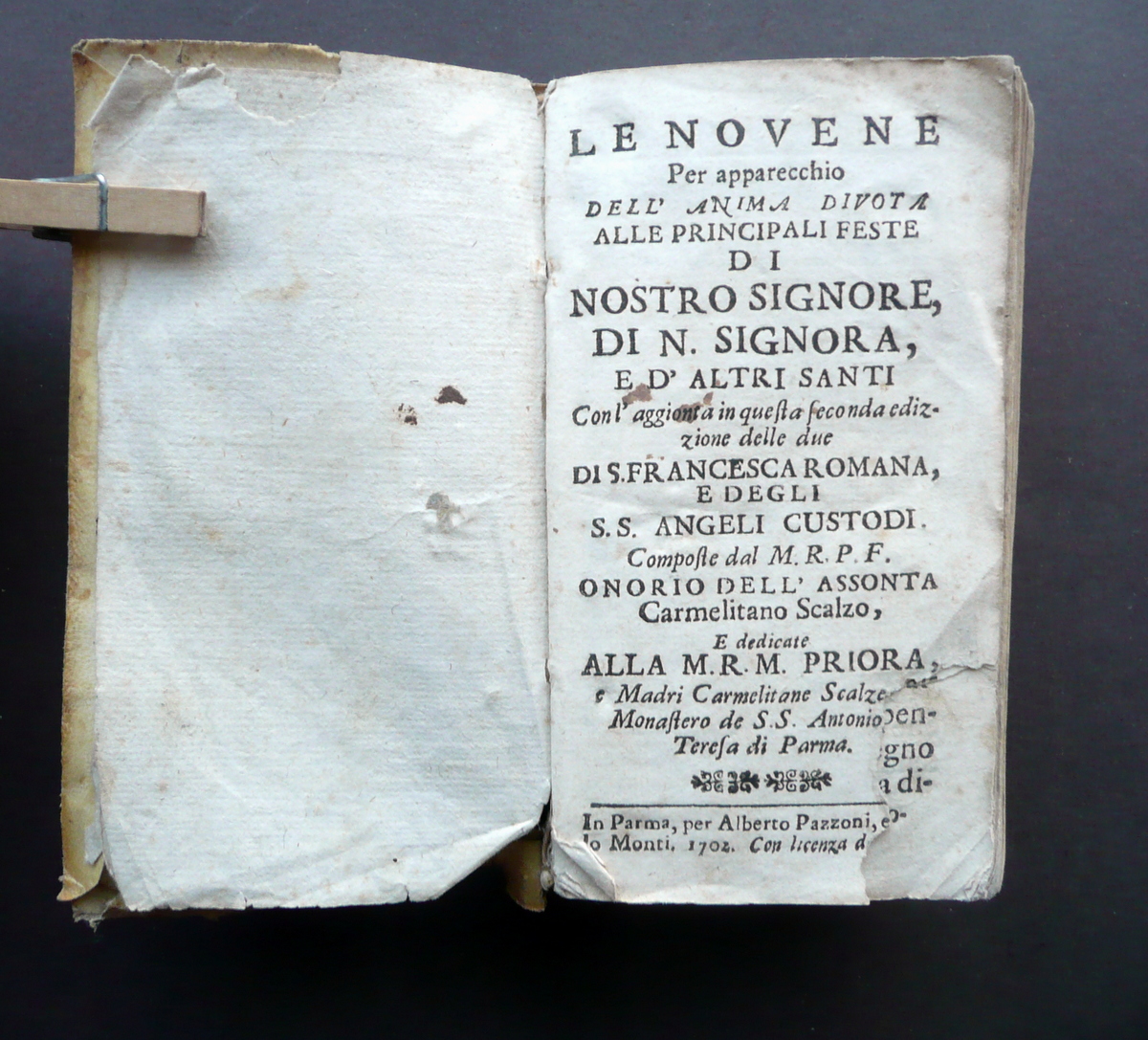 Le Novene per Anima Divota Principali Feste di Nostro Signore …