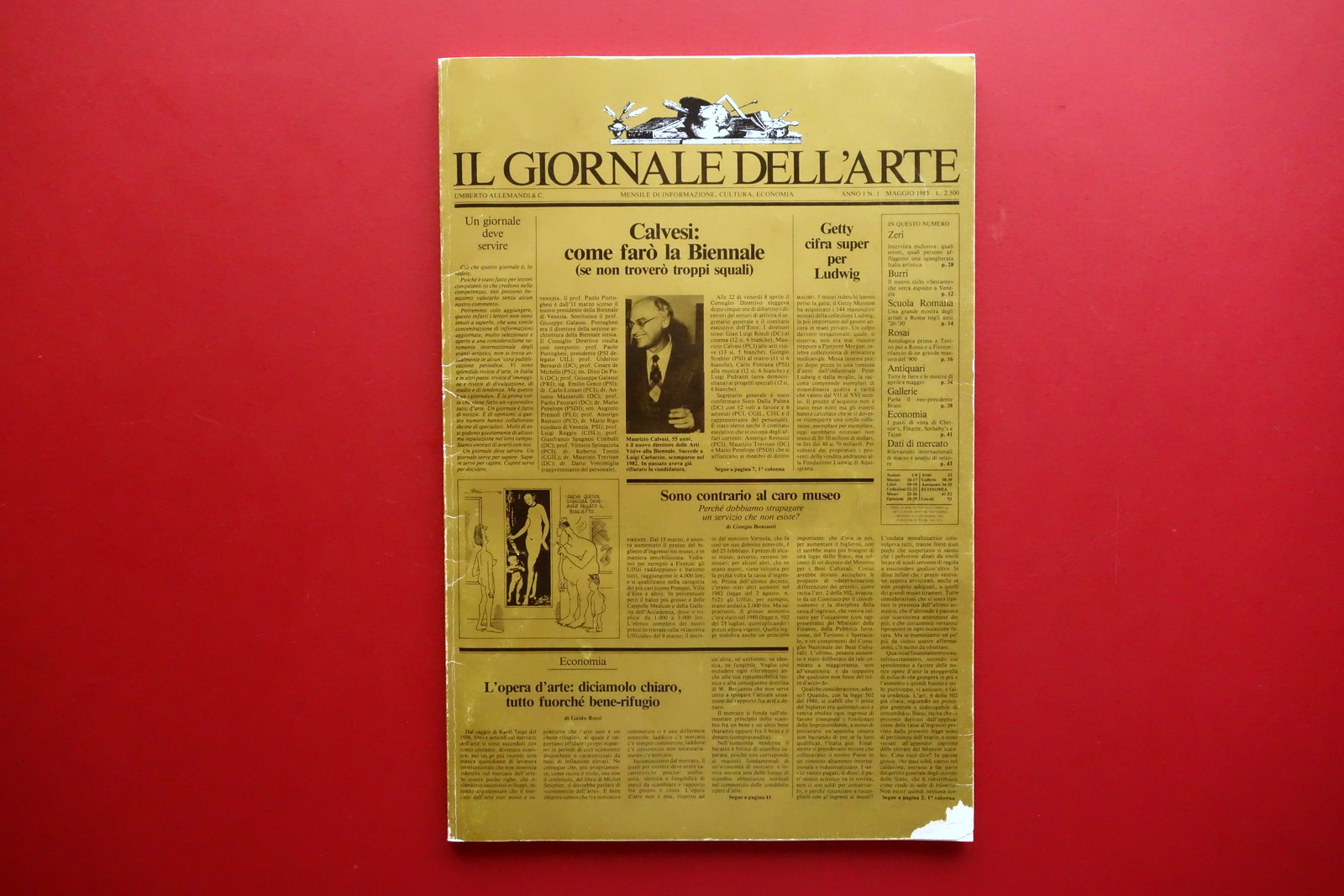Le Prime 150 Pagine de Il Giornale dell'Arte 1983-1996 Allemandi …