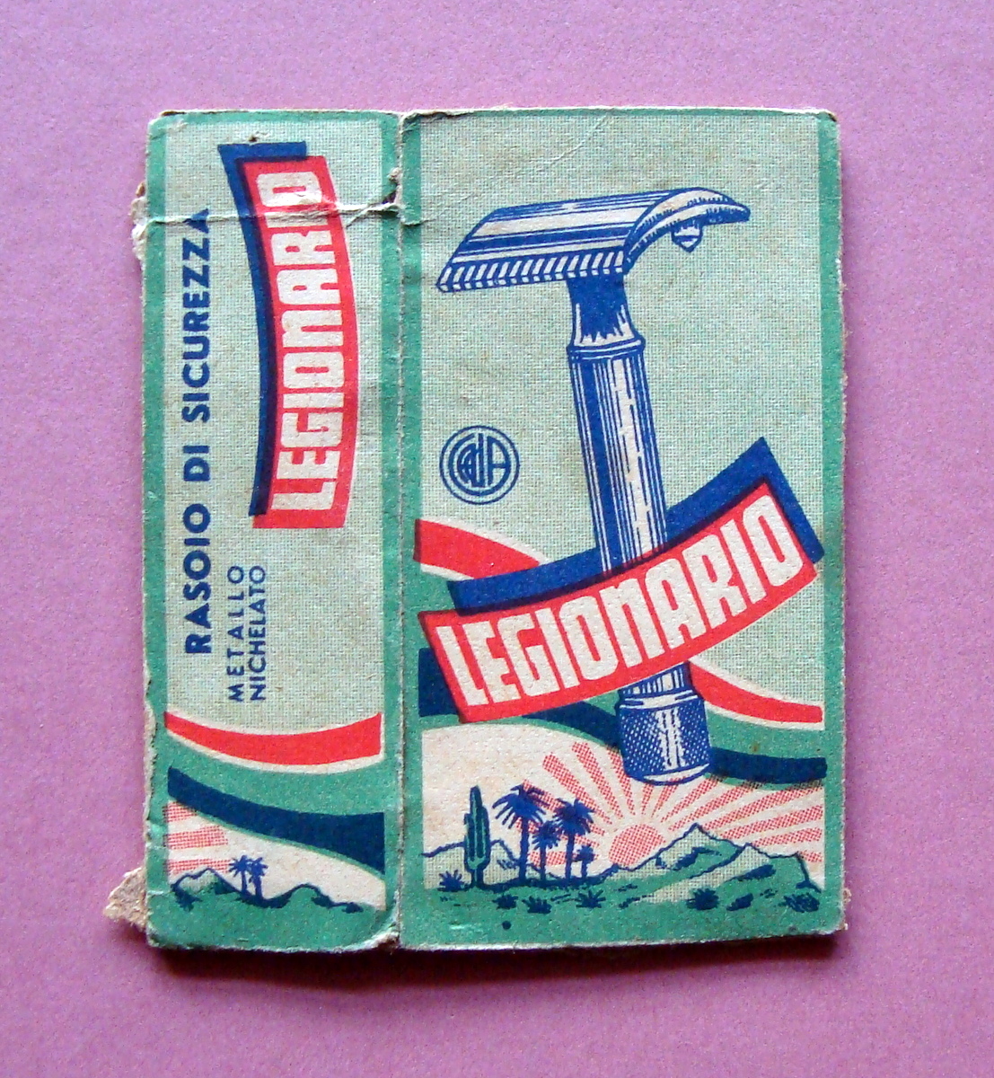Legionario Custodia cartoncino Rasoio