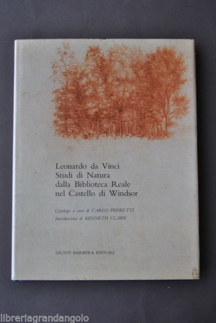 Leonardo da Vinci Catalogo 1982 Natura Biblioteca Reale Windsor Pedretti …