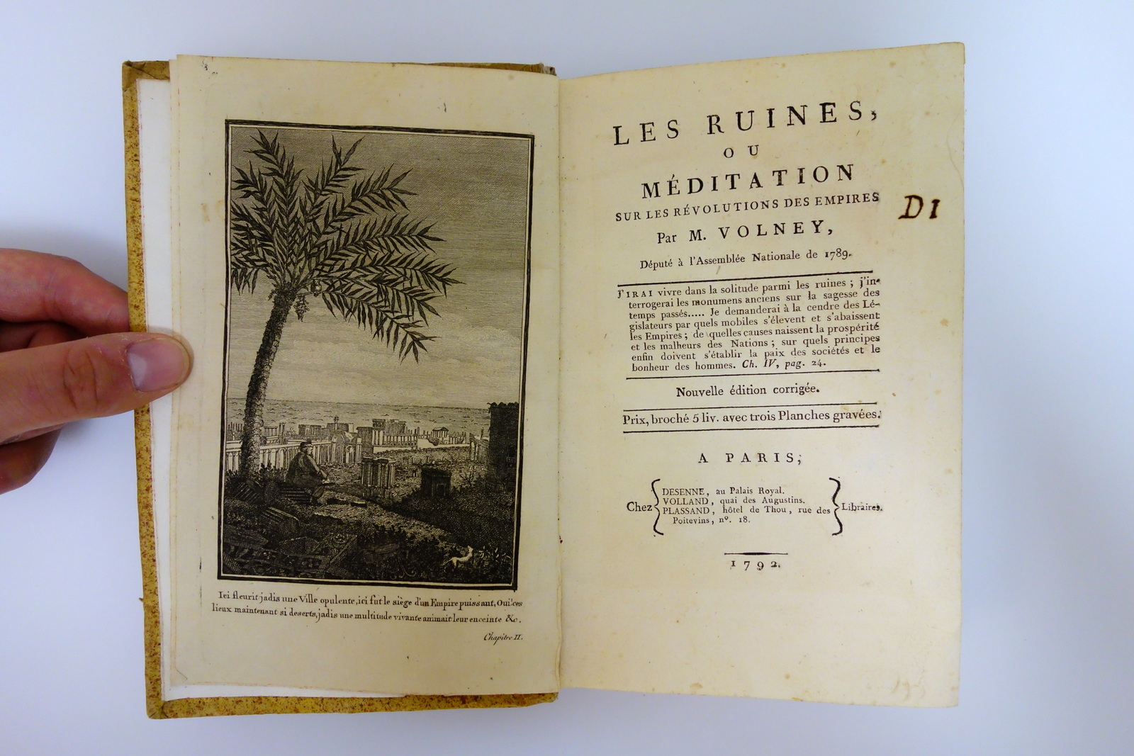 Les Ruines ou Meditation sur les Revolutions des Empires Paris …